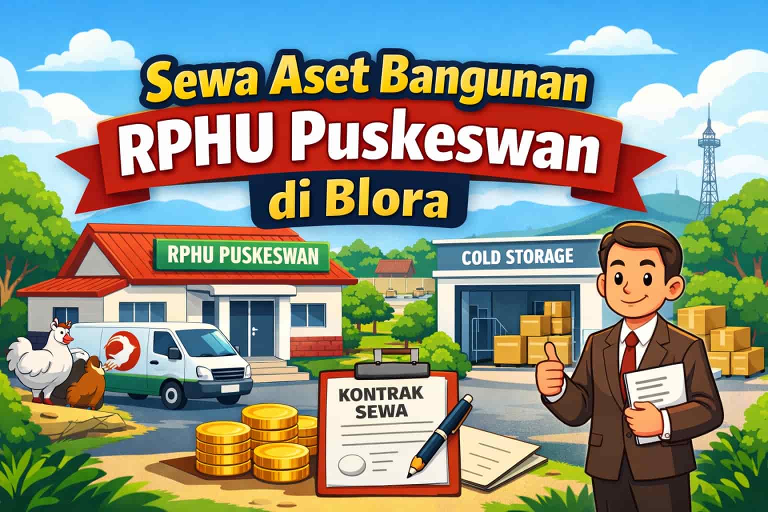Sewa Aset Blora: Pemanfaatan Bangunan RPHU Puskeswan