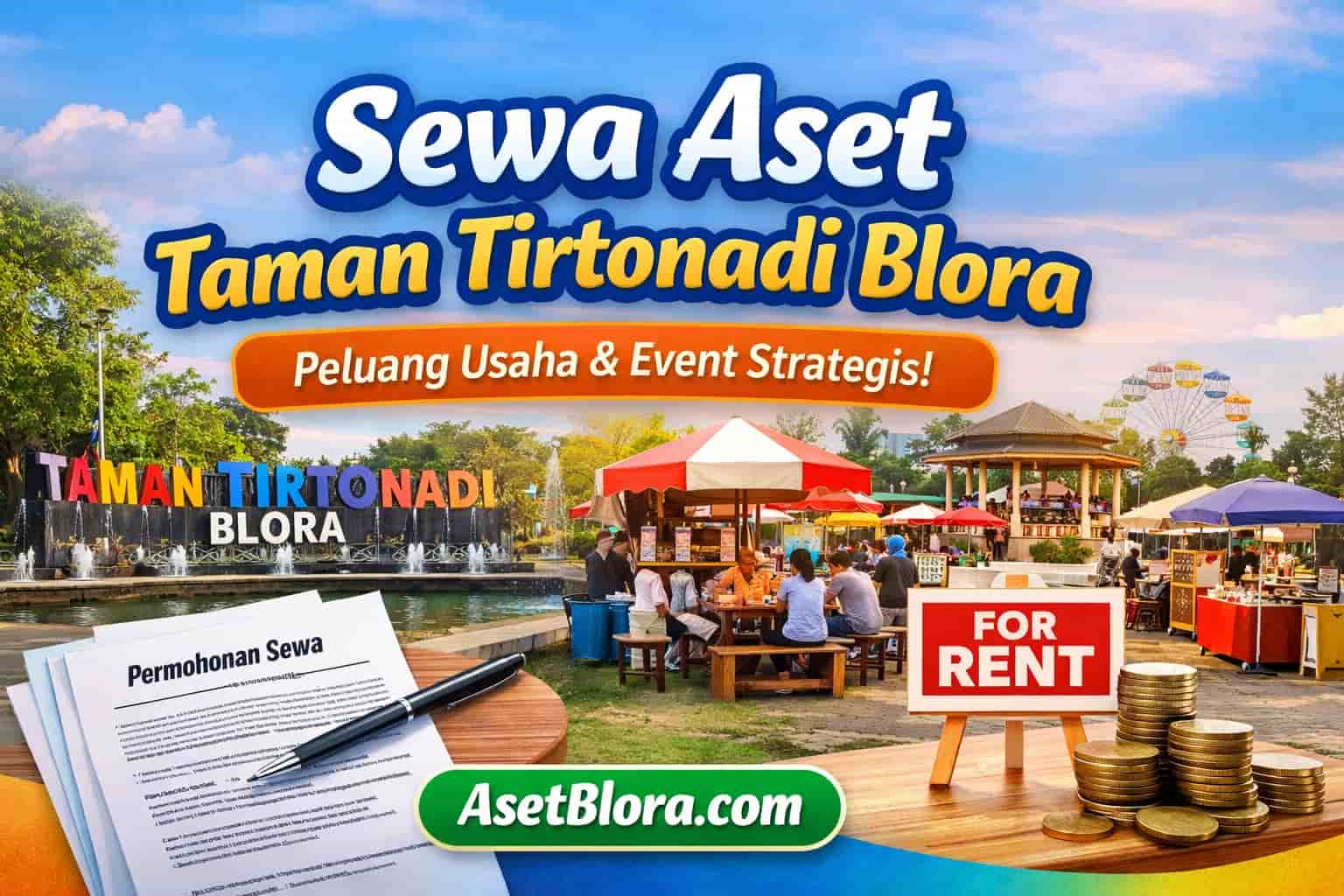 Sewa Aset Taman Tirtonadi Blora | Peluang Strategis Aset Blora