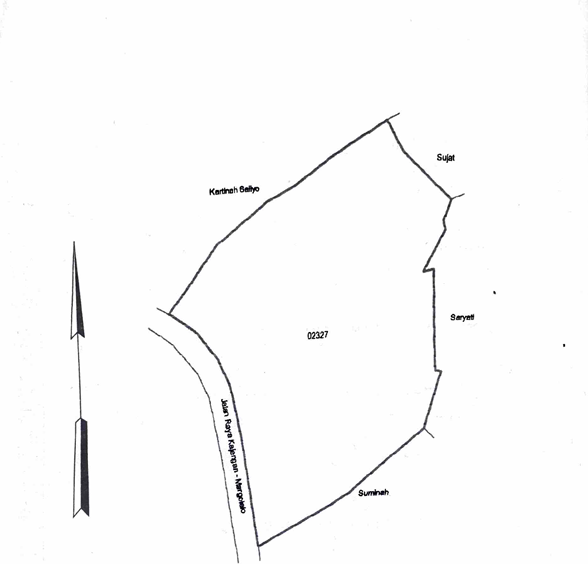 Denah Sewa Aset Sarana Balai Benih Ikan Kajengan