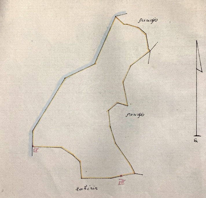 Denah Sewa Aset Lahan Objek Wisata Sayuran
