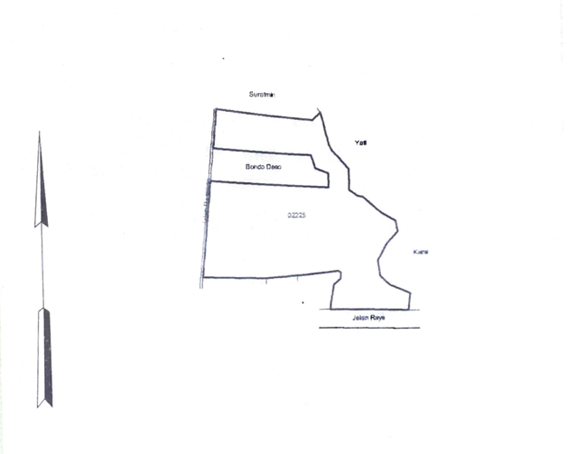 Denah Sewa Aset Lahan Pertanian Adirejo